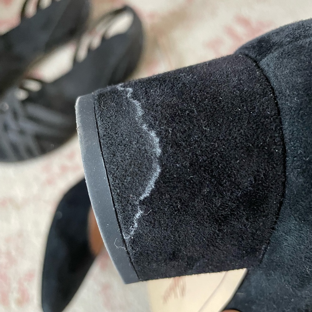 Sam Edelman black suede heels - Picture 7 of 7